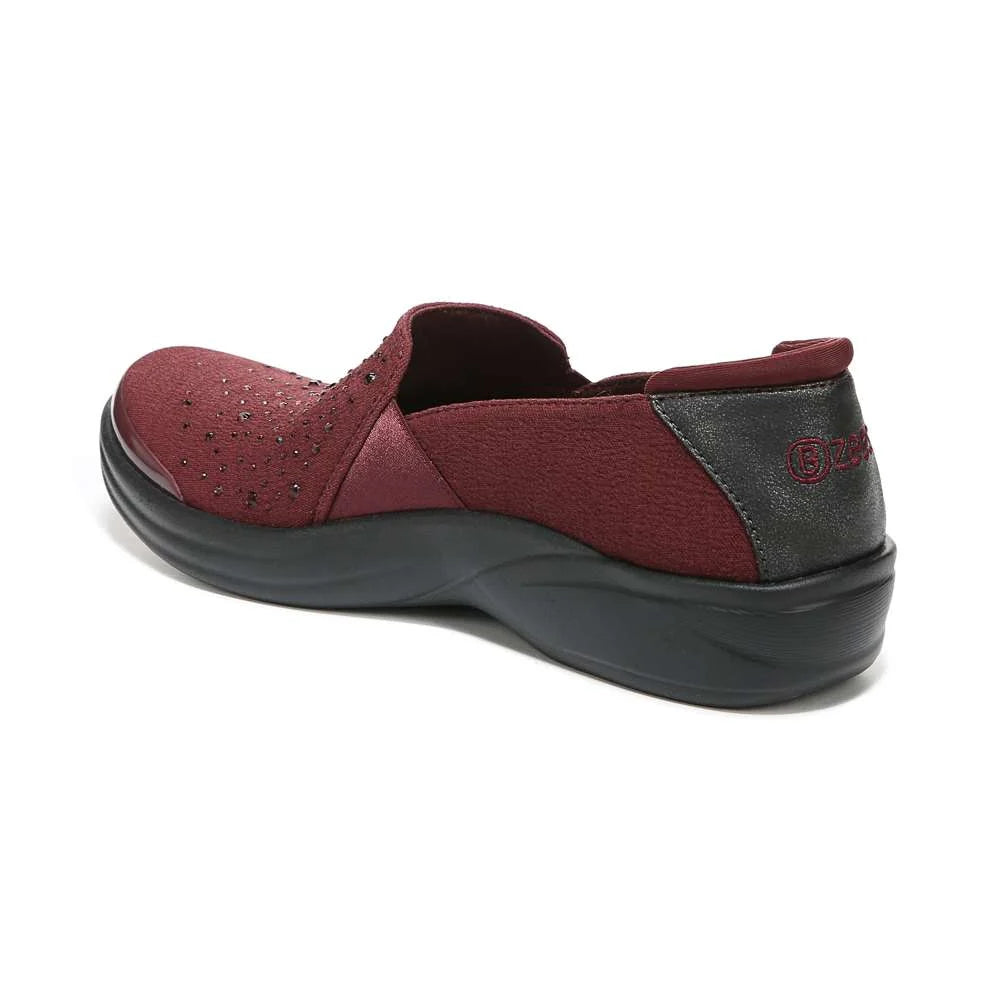 Bzees Poppyseed Slip-On - Windsor Red Rhinestone