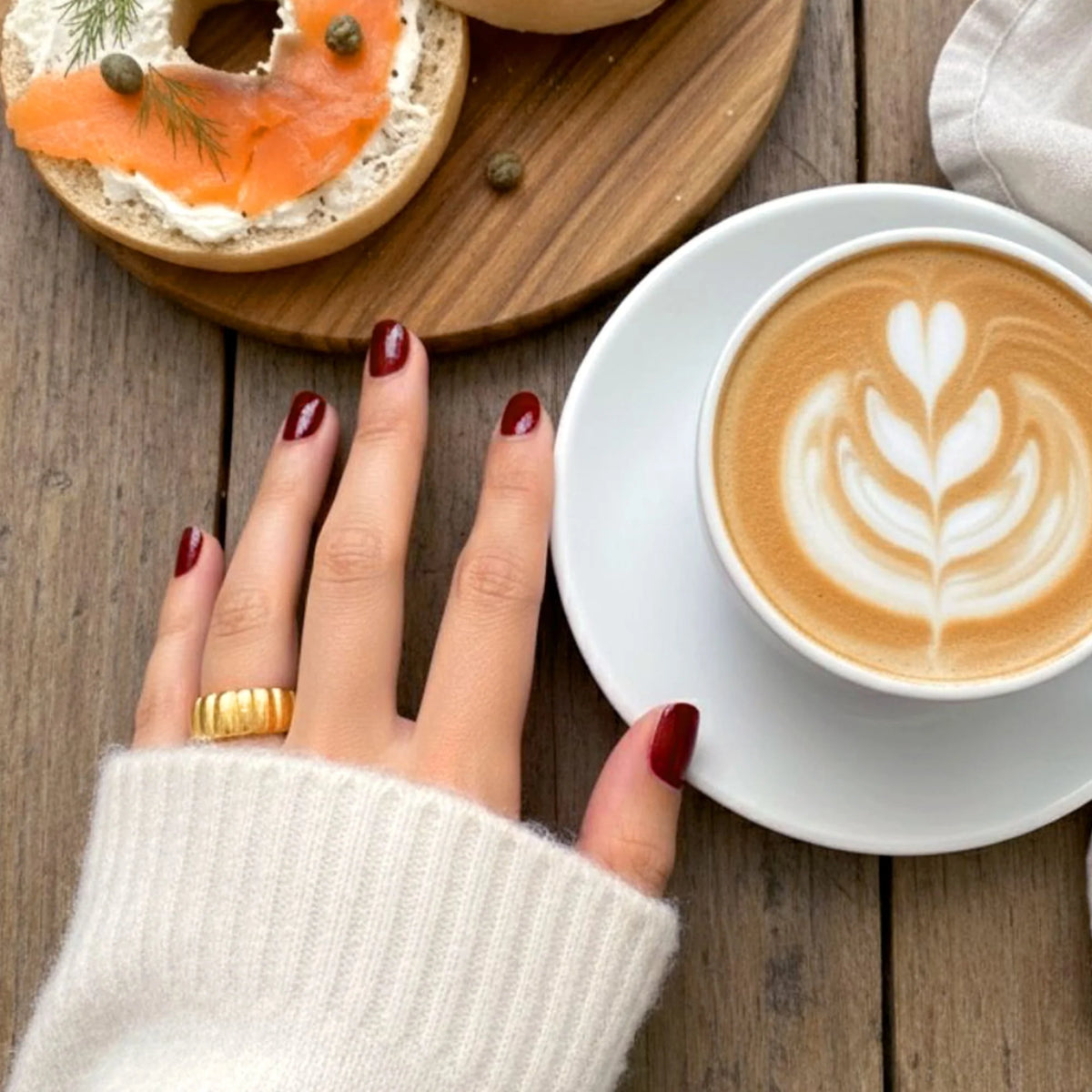Bullion Gold Aurum Circle Gold Layered Ring