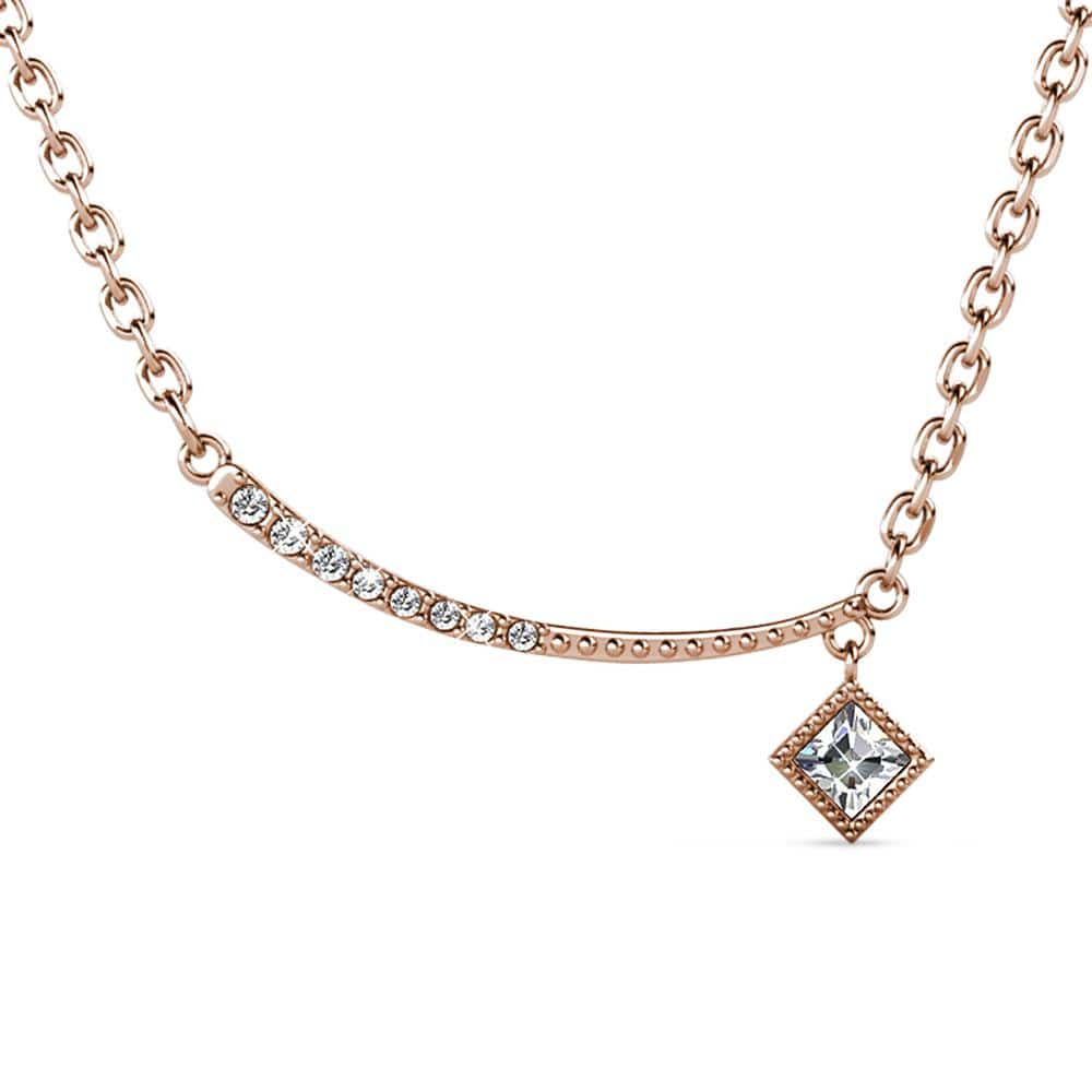 Boxed Sparkling Set Embellished with SWAROVSKI® Crystals In Rose Gold