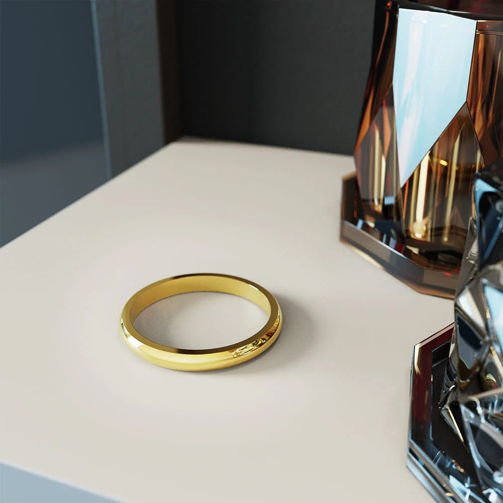 Bullion Gold Camille Minimal Stacker Ring in Gold