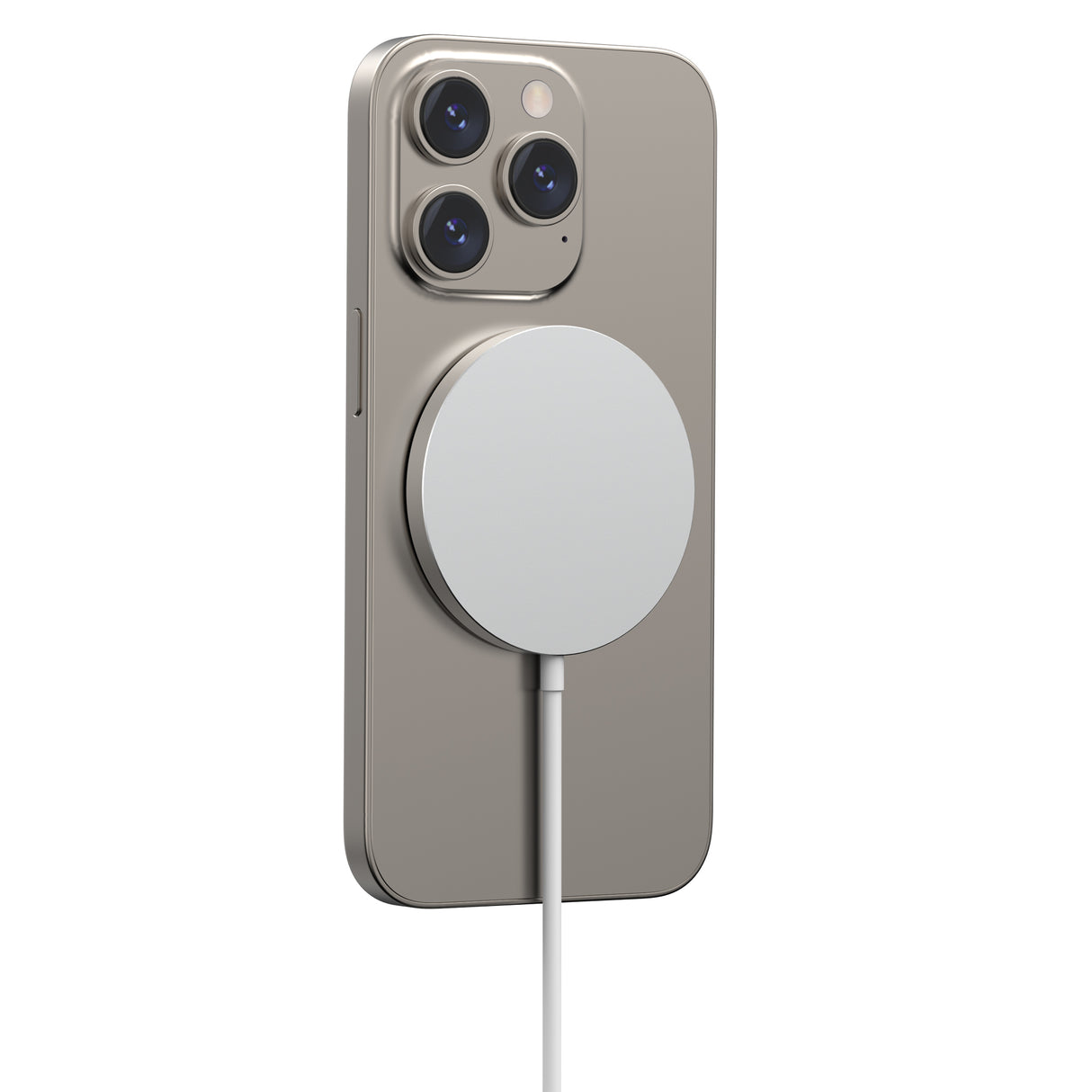 TODO 15W Fast Charging Wireless Phone Charger Pad Charge - White