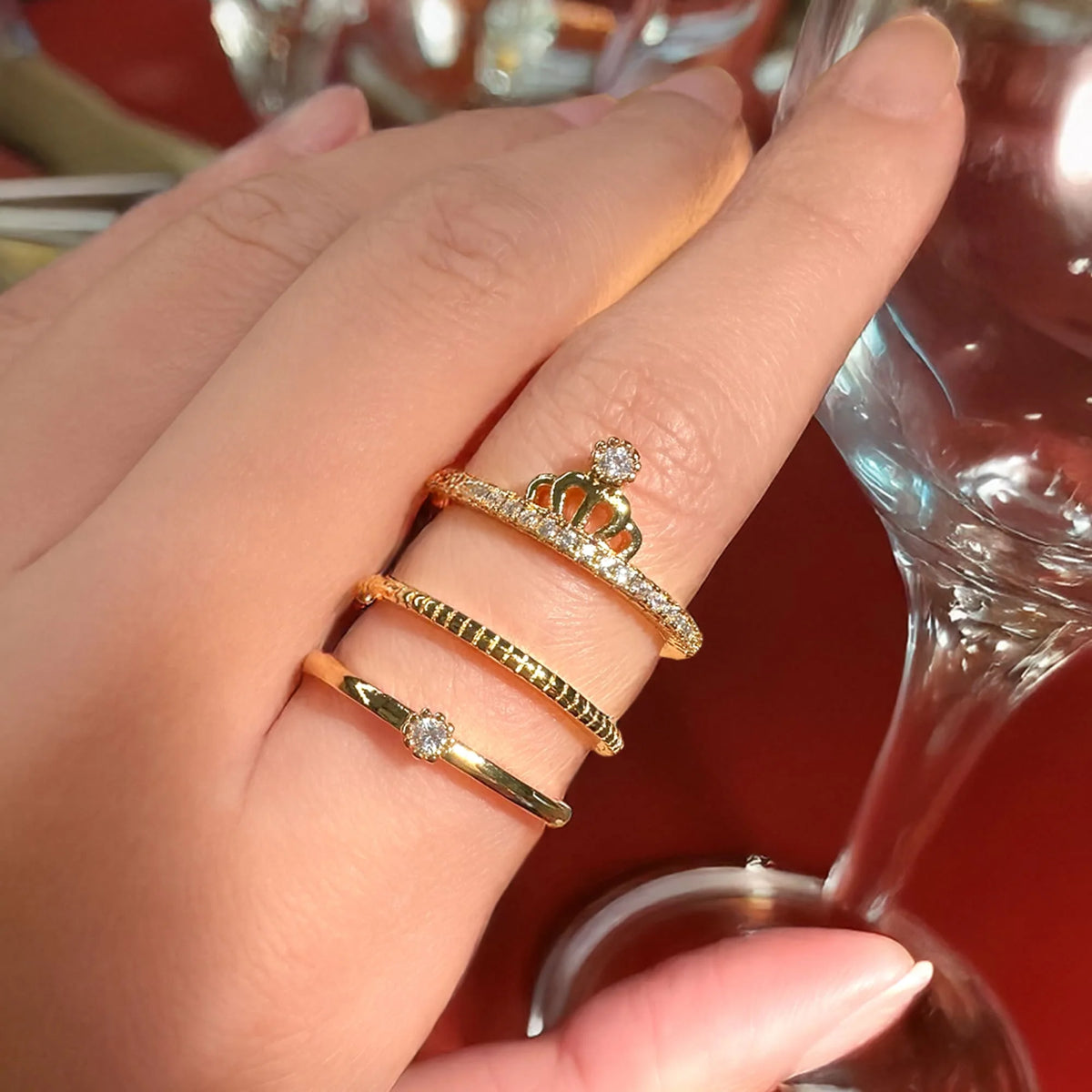 Bullion Gold Famous Madonna Fashion Ring