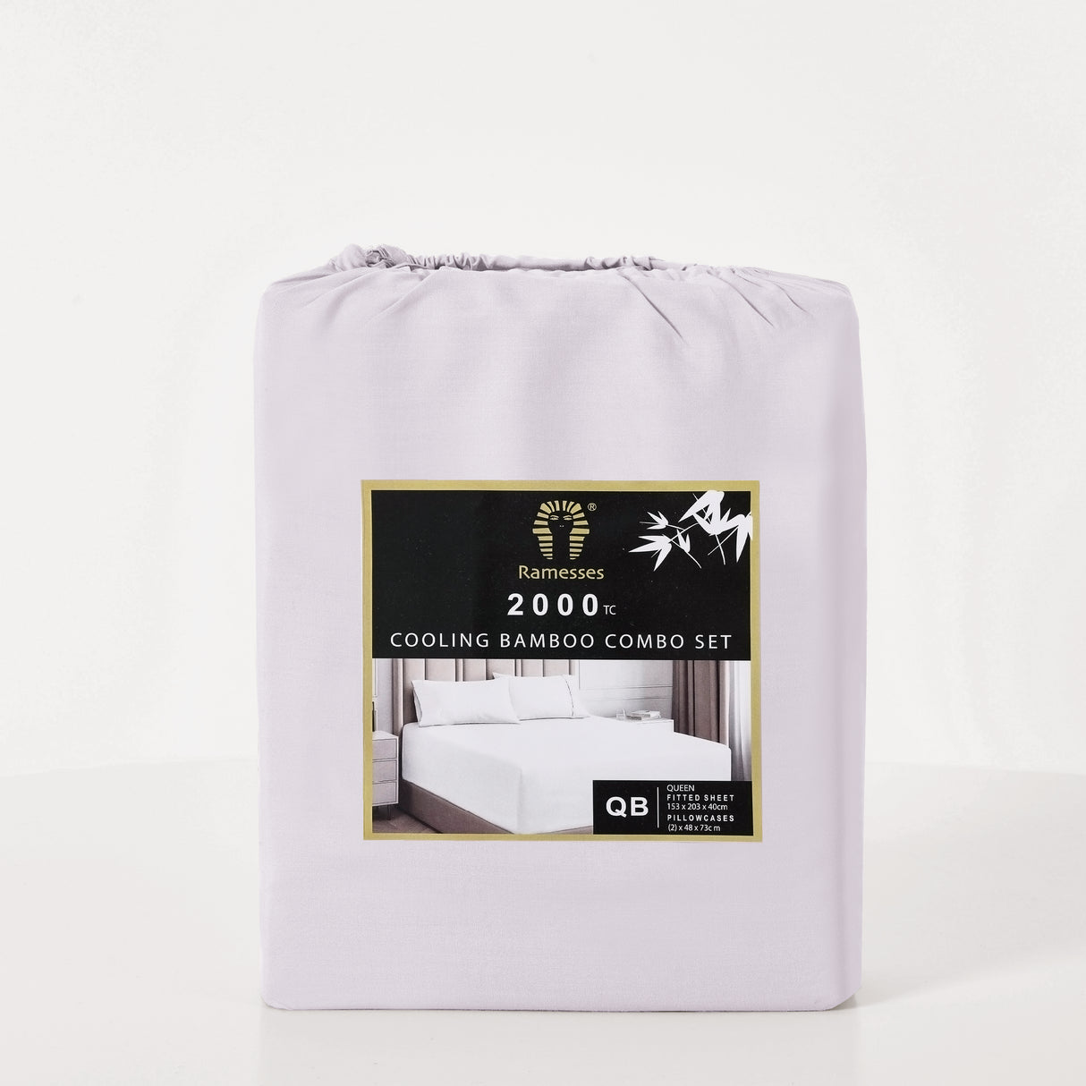 Ramesses 2000TC Cooling Bamboo Combo Set - Lavender Fog