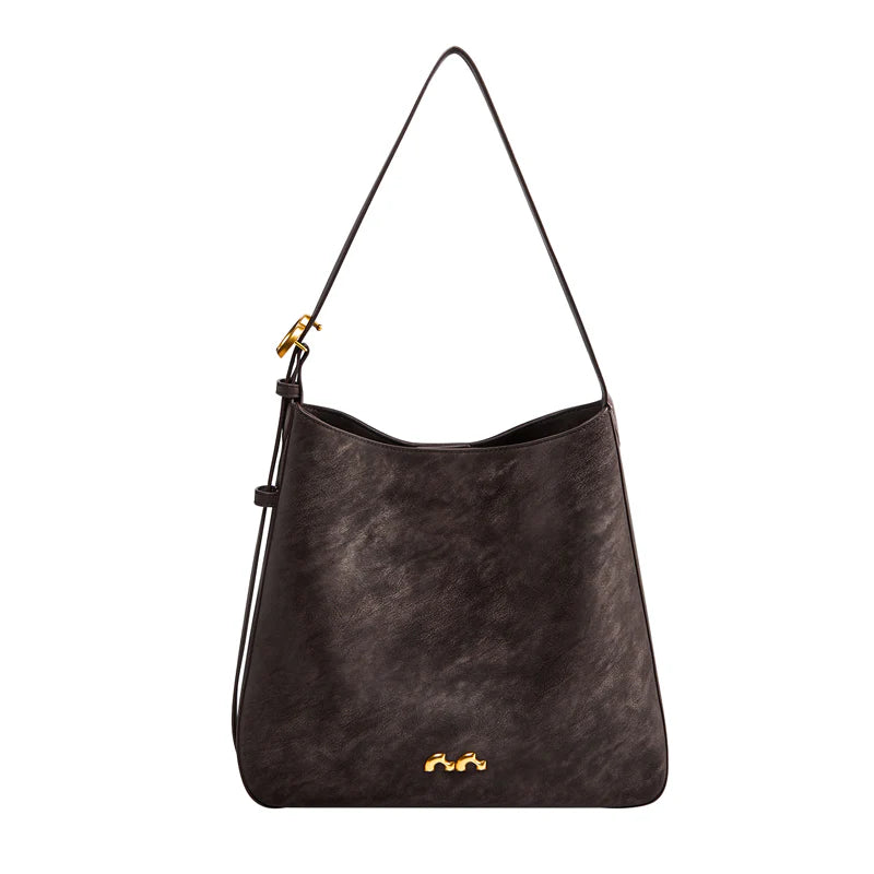 Nalandu Midnight Luxe Large Capacity Tote Bag - Chocolate