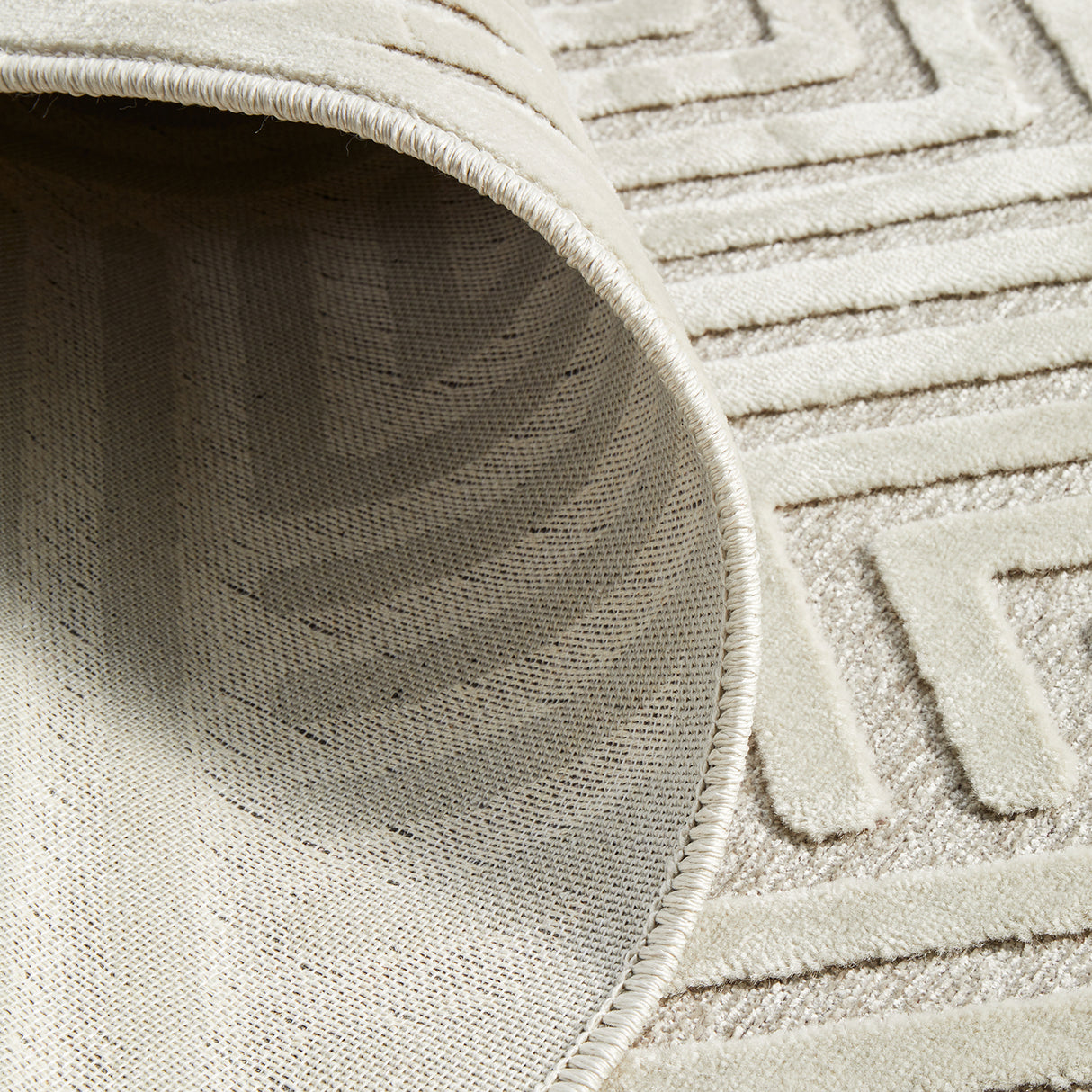 York Cindy Natural White Rug