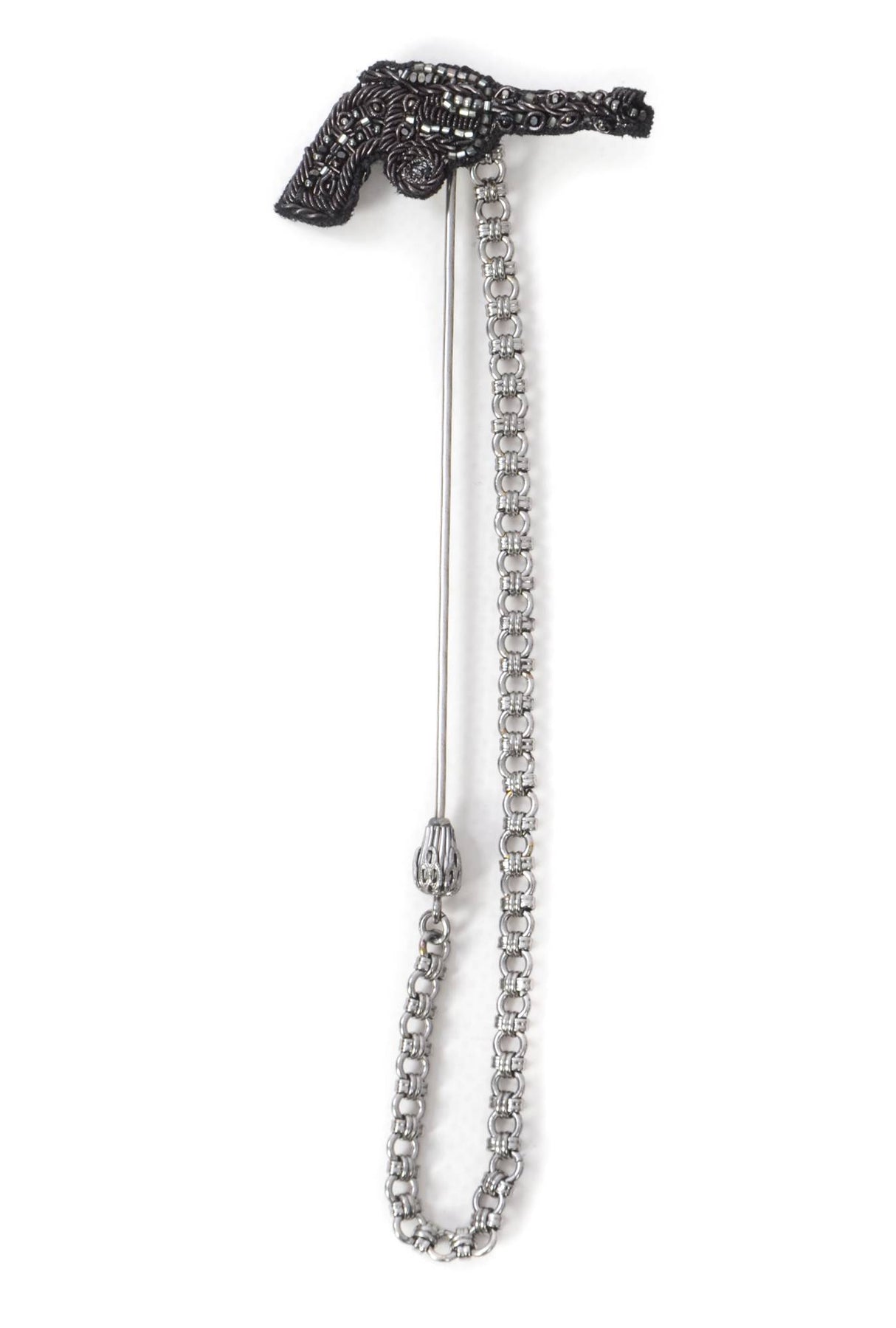 Dolce & Gabbana Men Jewel Gun Brooch