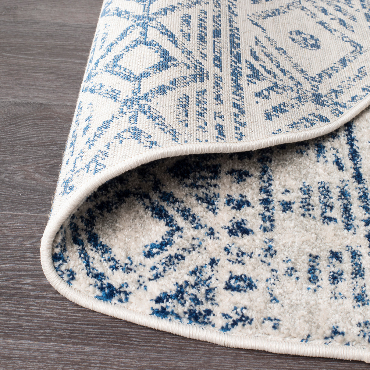 Oasis 456 Blue Round Rug