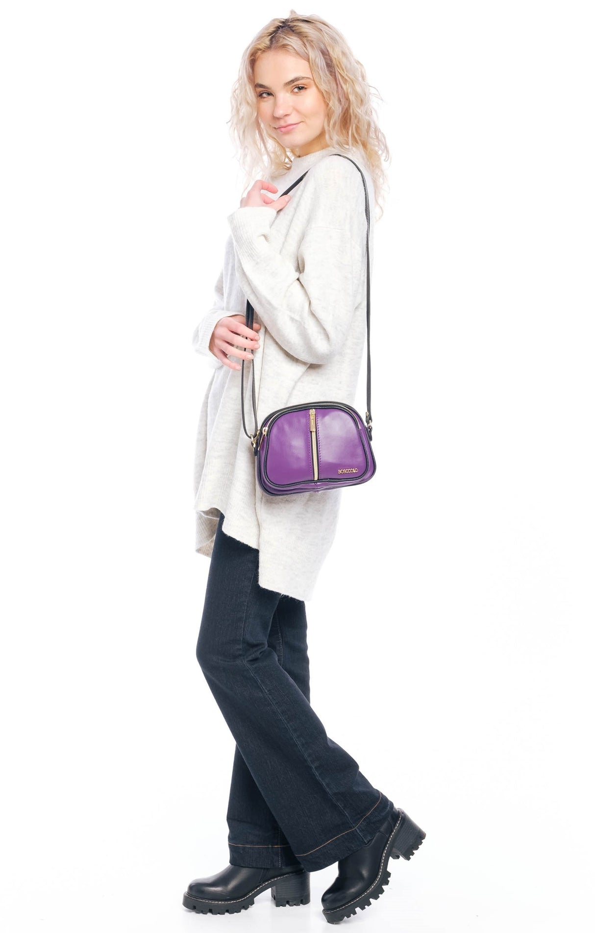 Bosccolo Shoulder Bag - Purple
