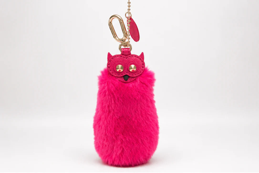 Allegra Case Charm Owl - Pop Pink