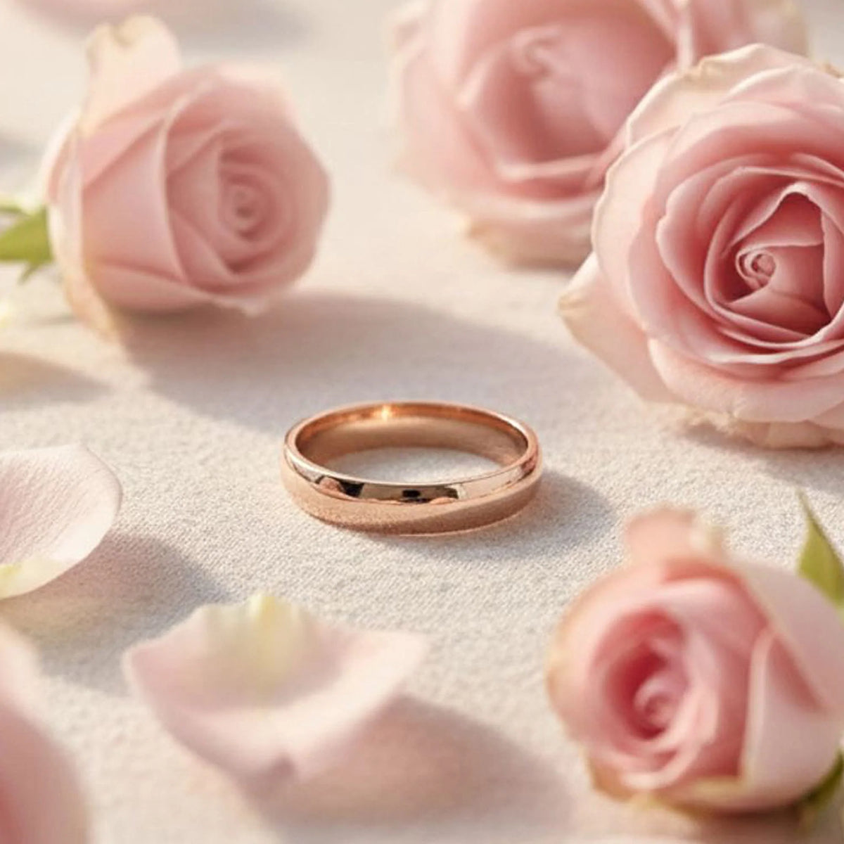 Bullion Gold Louise Minimalist Rose Gold Ring