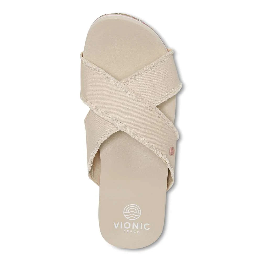 Vionic Panama Beach Slide - Semolina