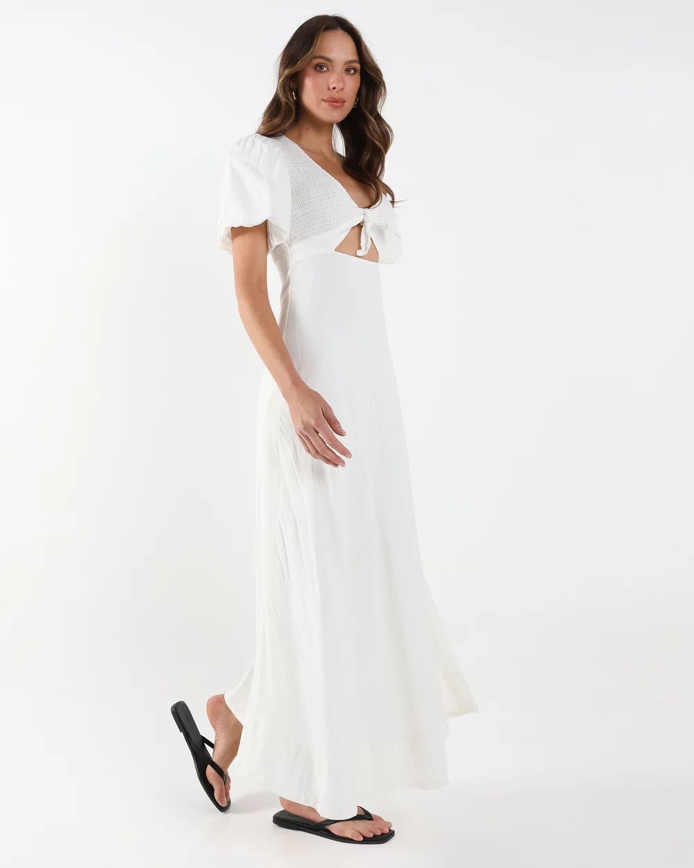 Lost In Lunar Tia Maxi Dress - White