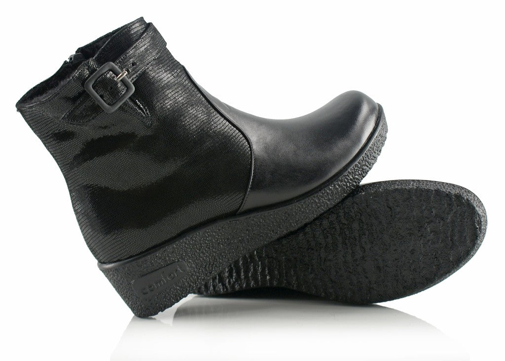 Bosccolo Womens Boots Iga Viper/Lico - Black