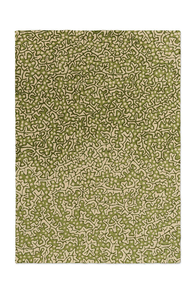 Sanderson Truffle Olive 446007 Outdoor Rug