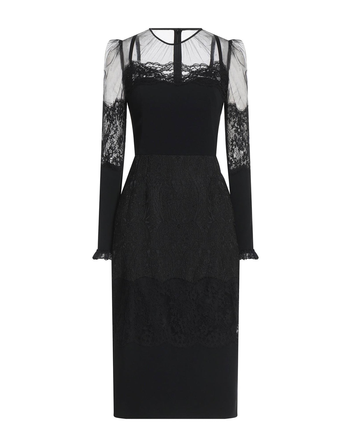 Dolce&Gabbana Womens Midi Dresses - Black