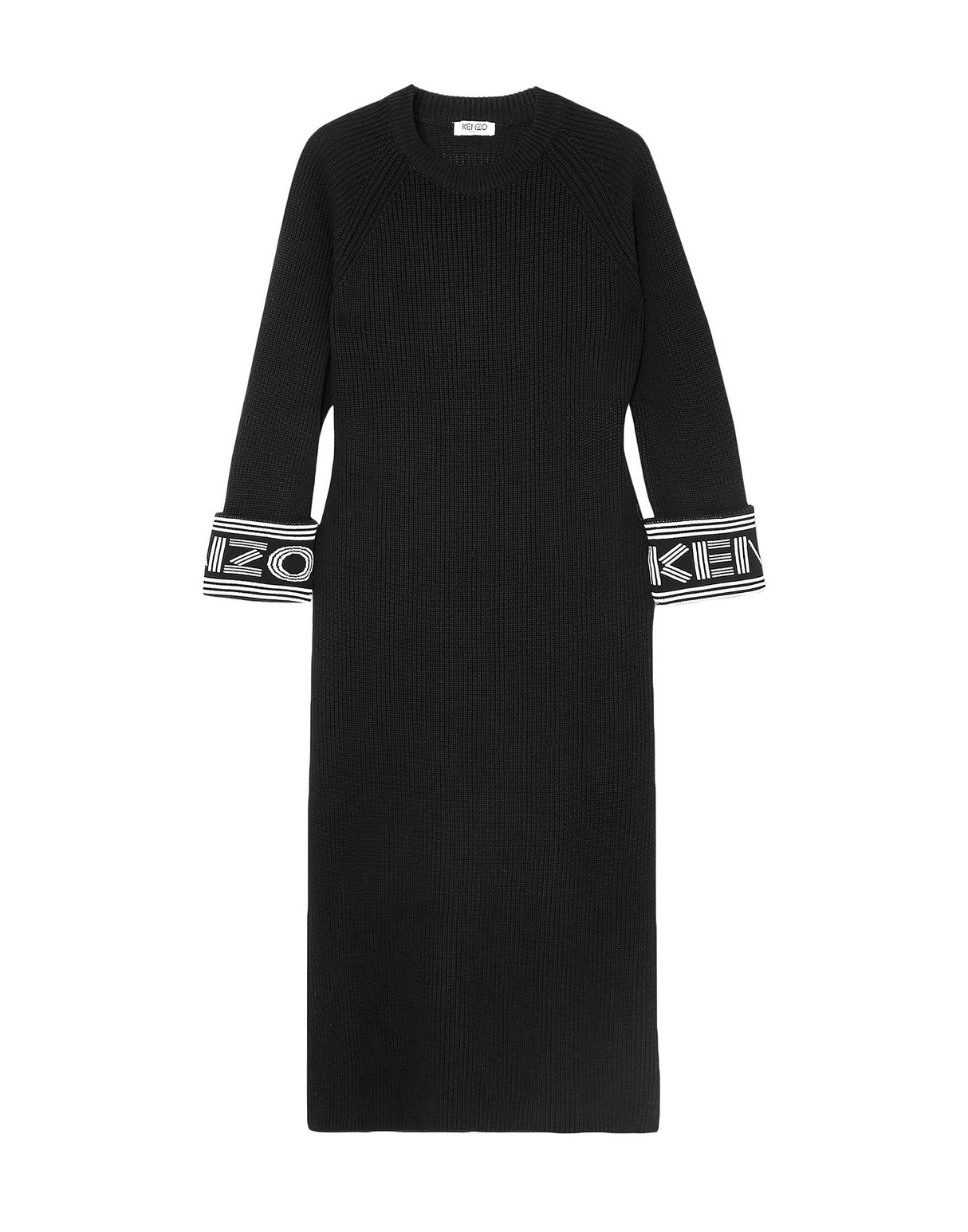 Kenzo Womens Midi Dresses - Black