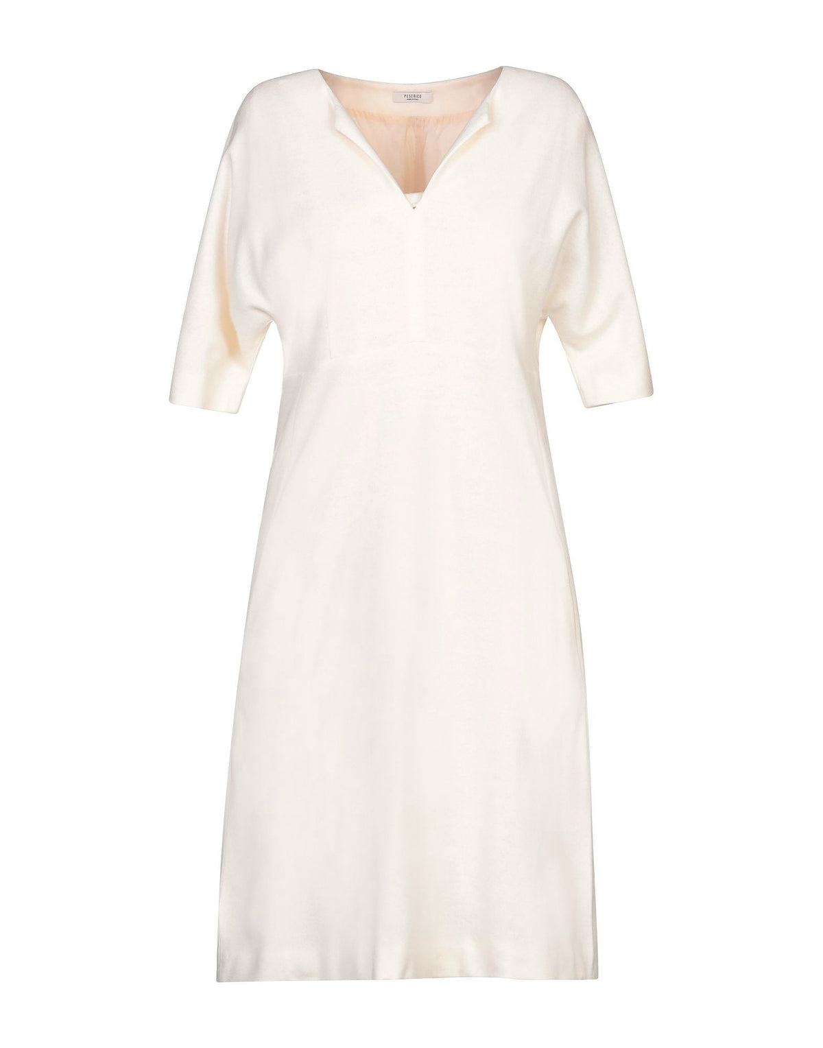 Peserico Womens Mini Dresses - Ivory