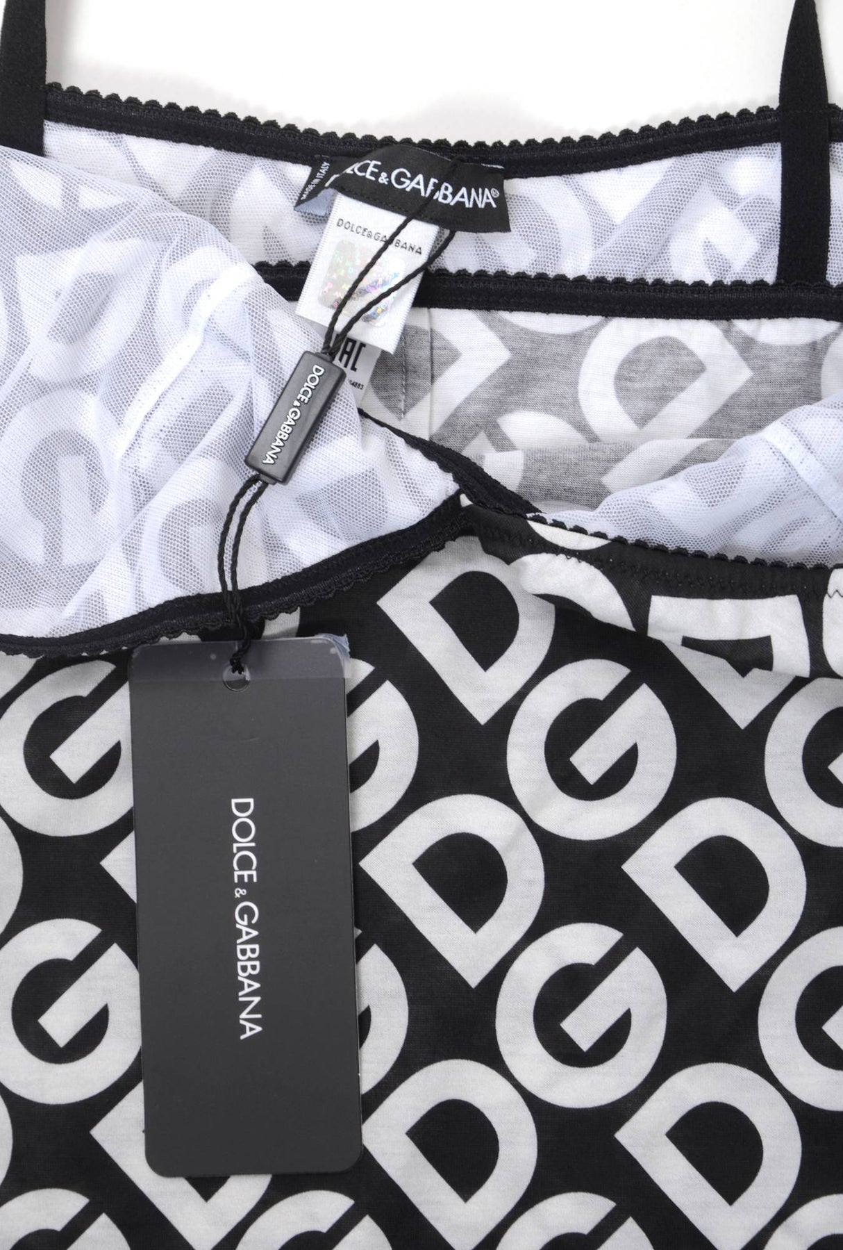 Dolce & Gabbana Women "DG" Print Underwear Shirt