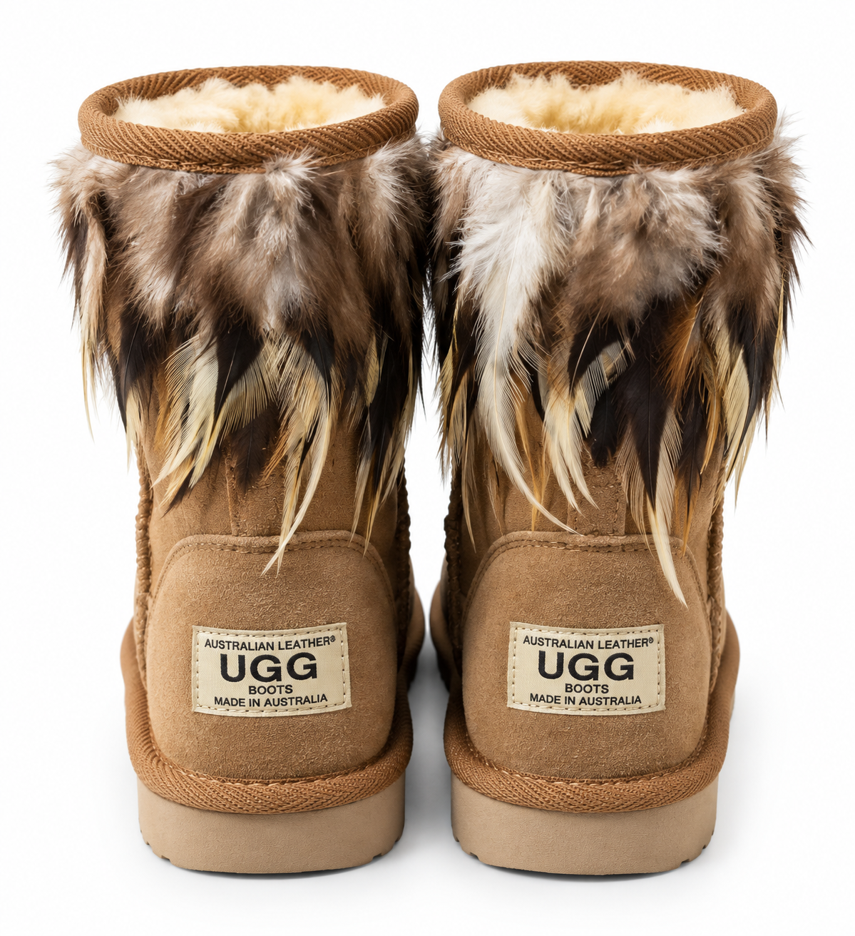 Australian Leather Ugg Classic Feather - Chestnut - AU4