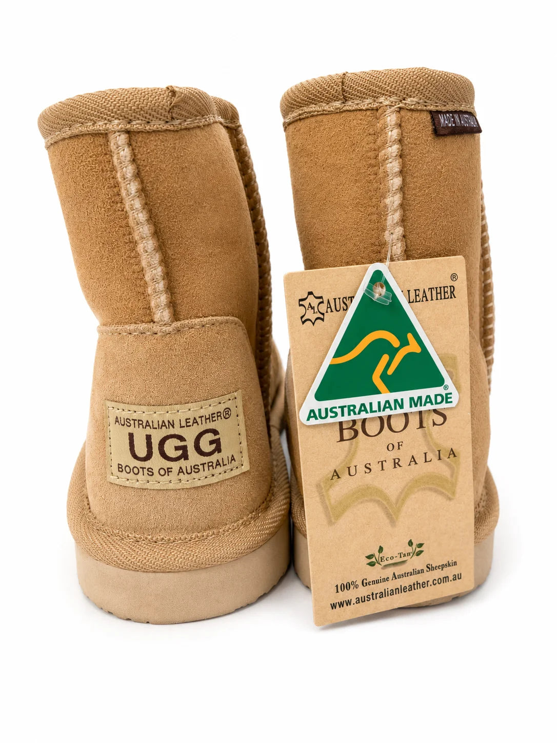 Australian Leather Ugg Kids Classic Mini - Natural - AU12
