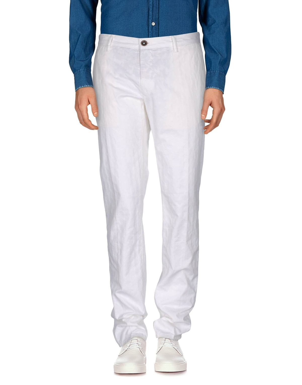 Incotex Mens Pants - White