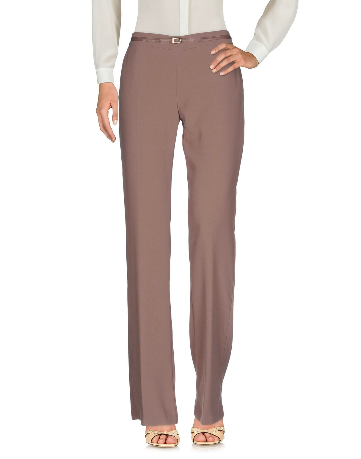 Elisabetta Franchi Womens Pants - Light brown