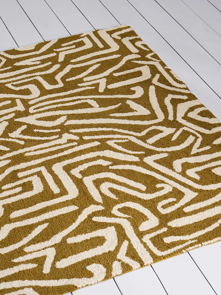 Harlequin Melodic Ochre - Gold 443606 Outdoor Rug