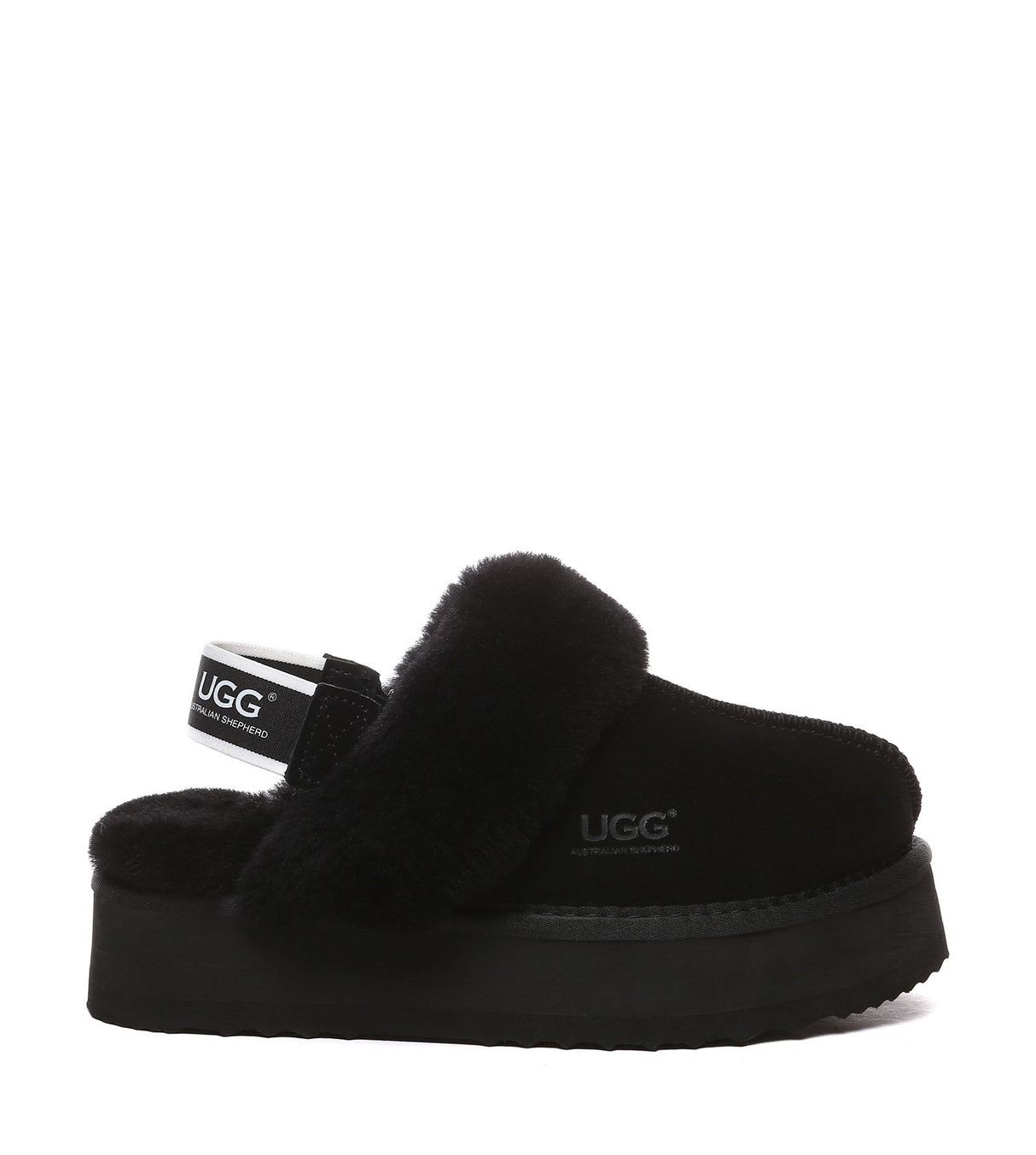 Australian Shepherd UGG Musa platform - Black
