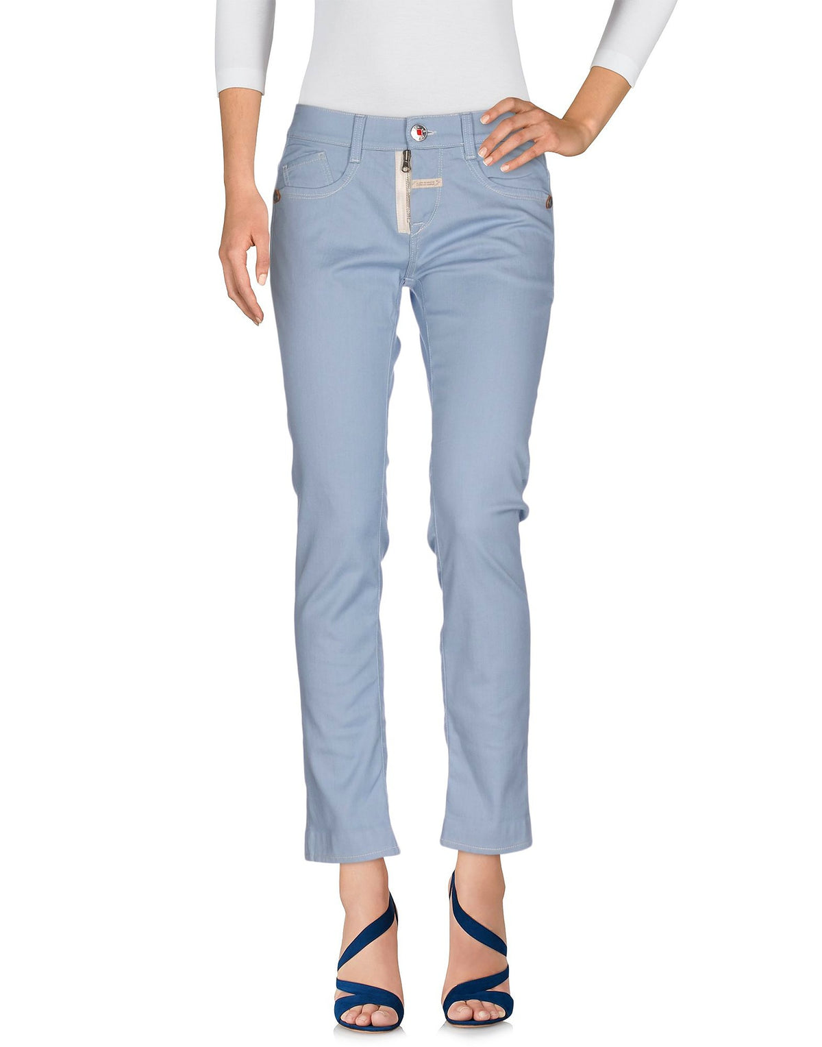 Le Jean De Marithé + François Girbaud Womens Jeans - Sky blue