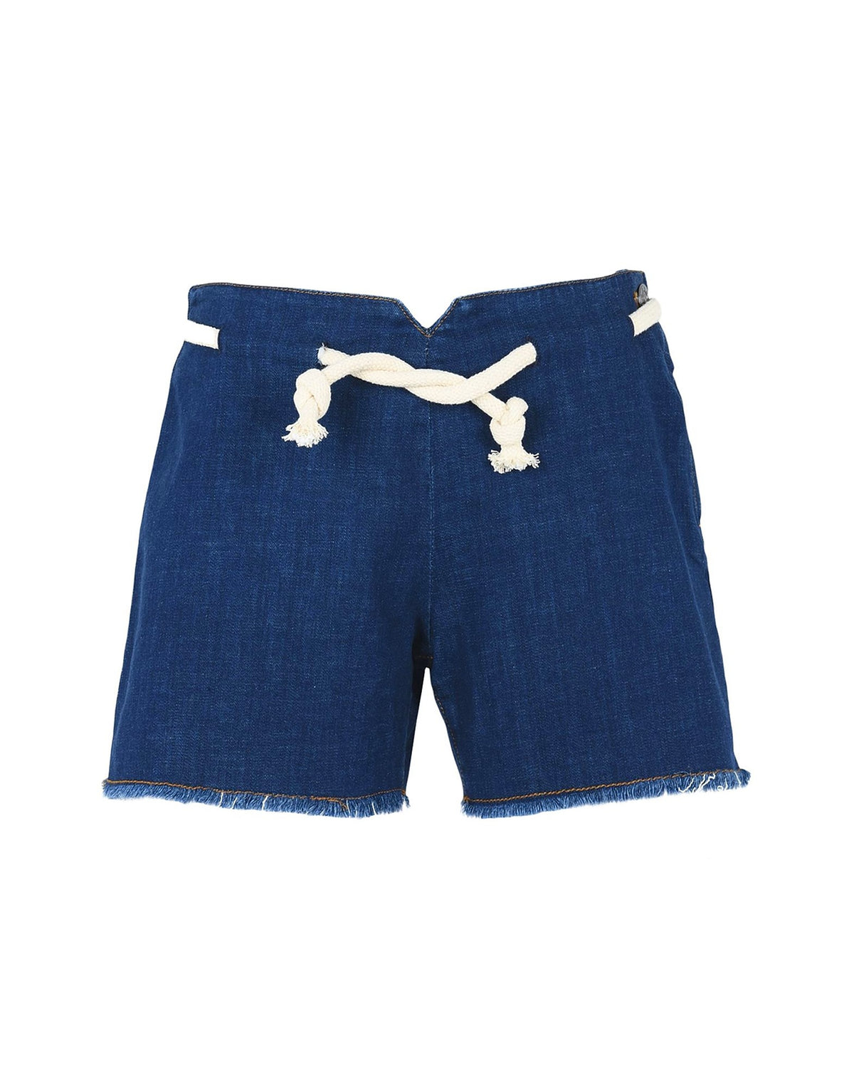 8 By Yoox Womens Denim Shorts - Blue