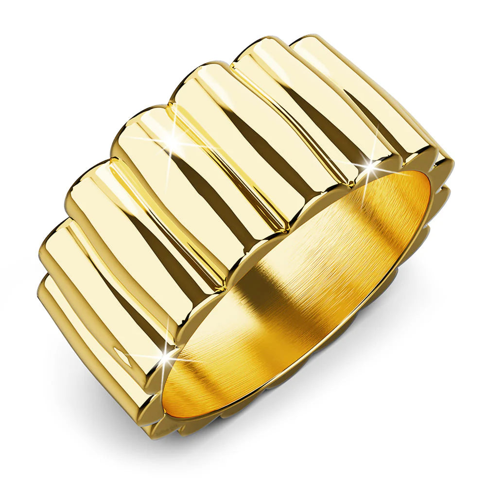 Bullion Gold Aurum Circle Gold Layered Ring