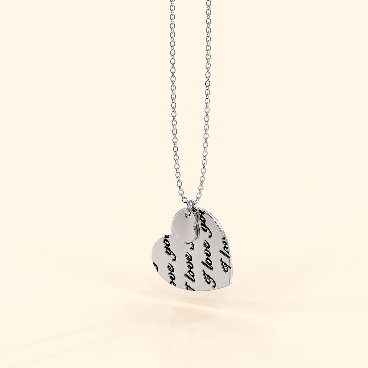 Bullion Gold I Love You Necklace