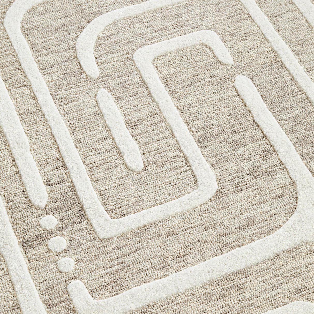 Summit Maze Linen Rug