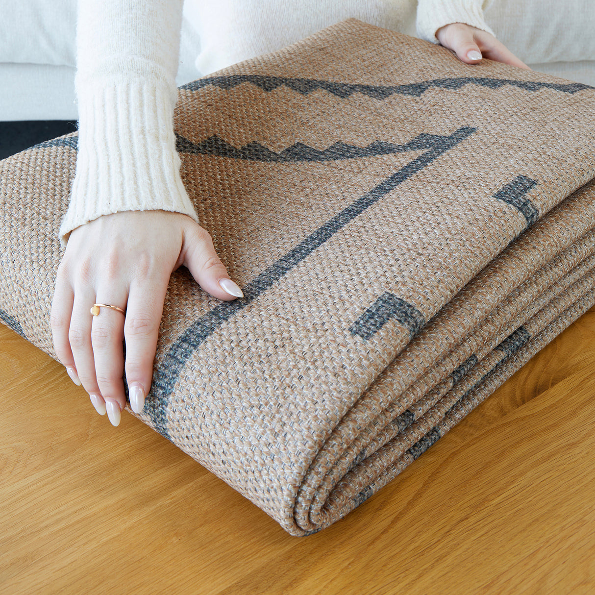 Solar Firuz Natural Rug