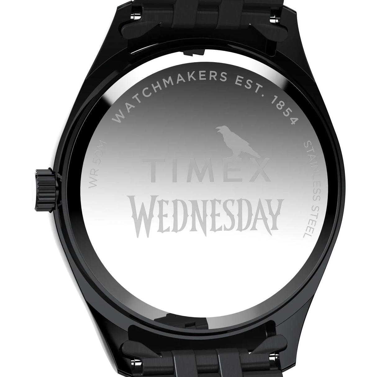 Timex Timex X Wednesday Timex Legacy 36Mm Stainless Steel Bracelet Watch