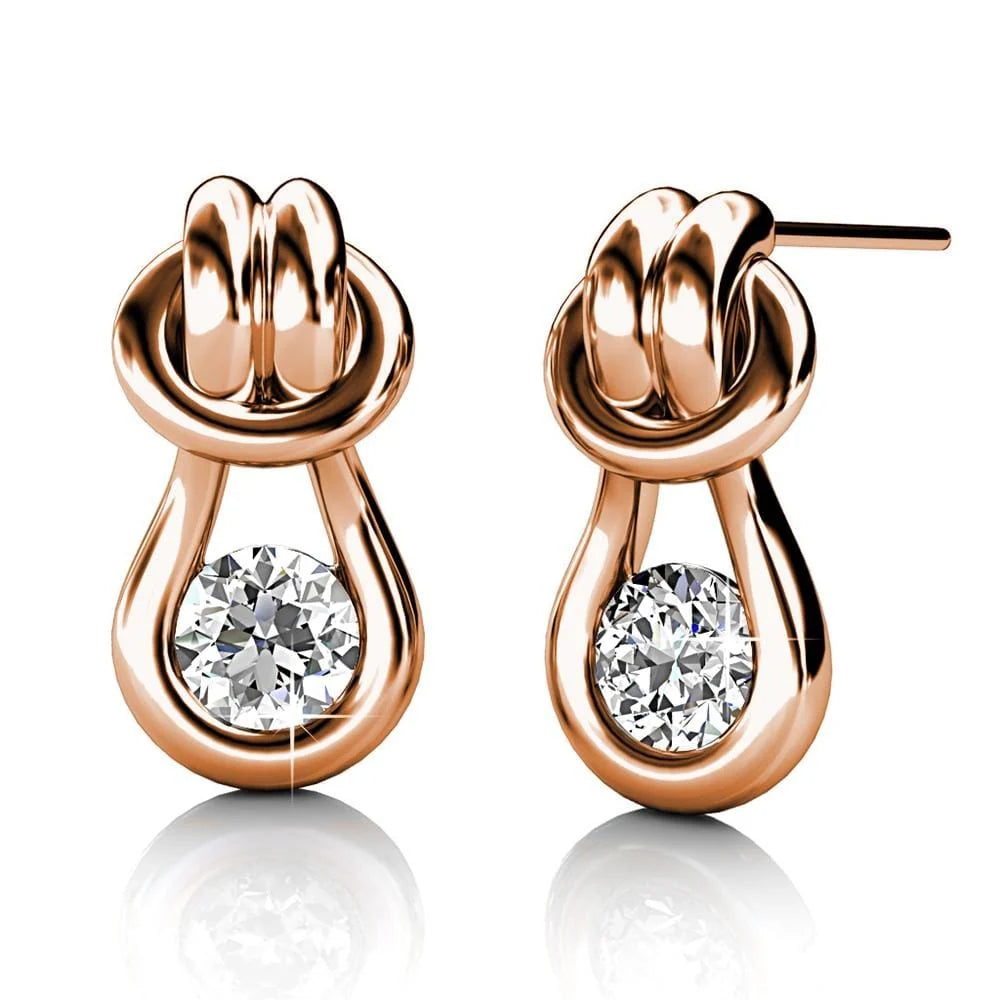 Boxed 2 Pairs Indulge Earrings Set Embellished with SWAROVSKI® crystals