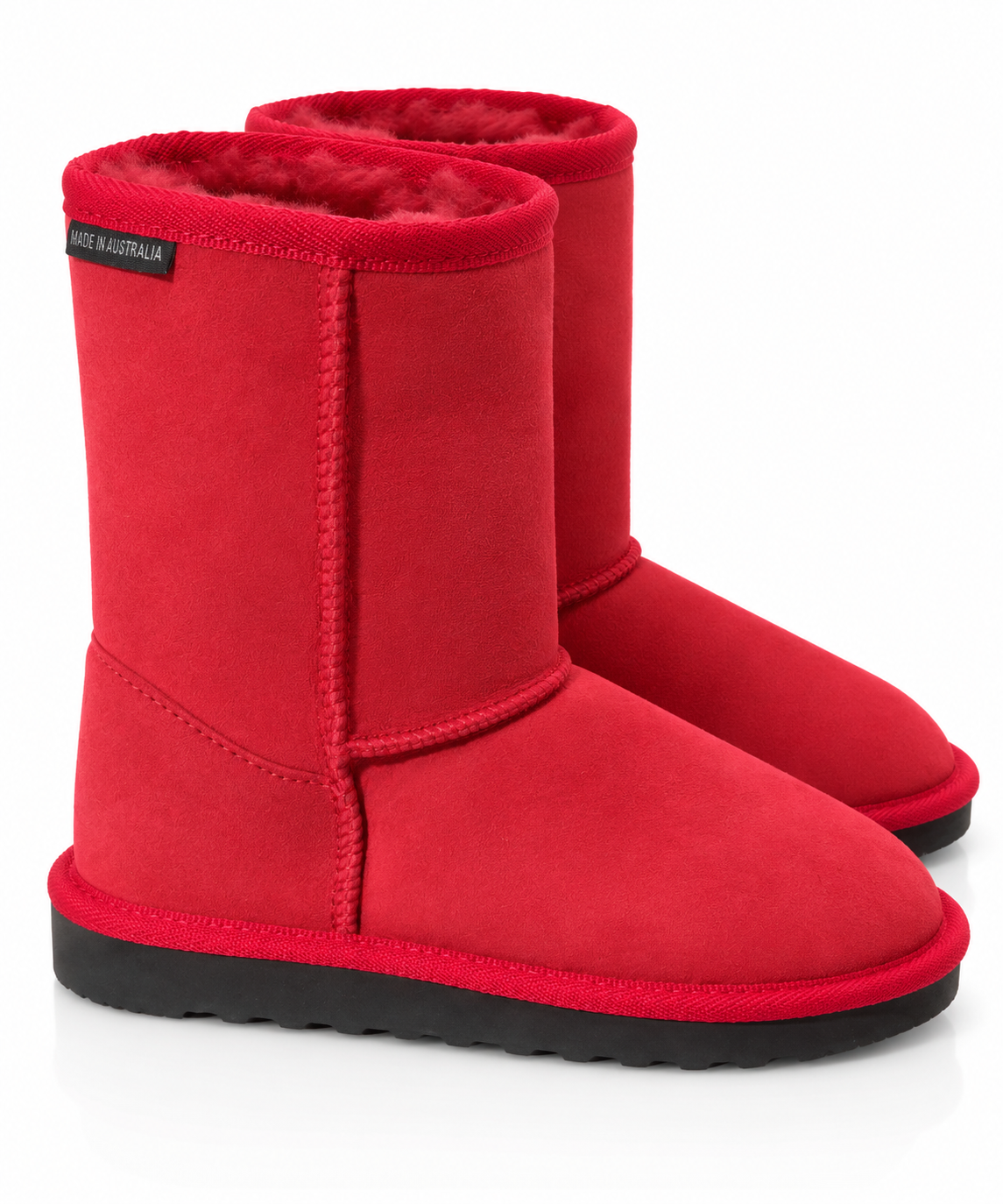Australian Leather Ugg Classic Short - Tomato - AU5