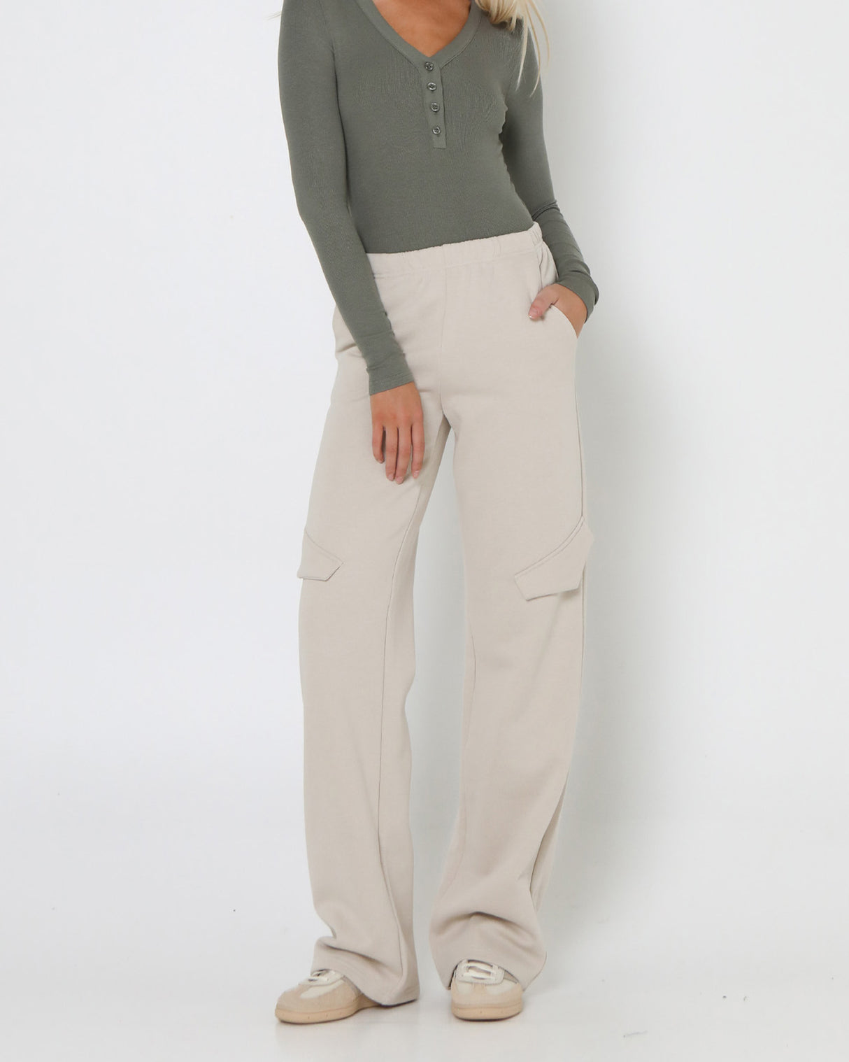 Lost In Lunar Women's Mila Trackpants - Beige