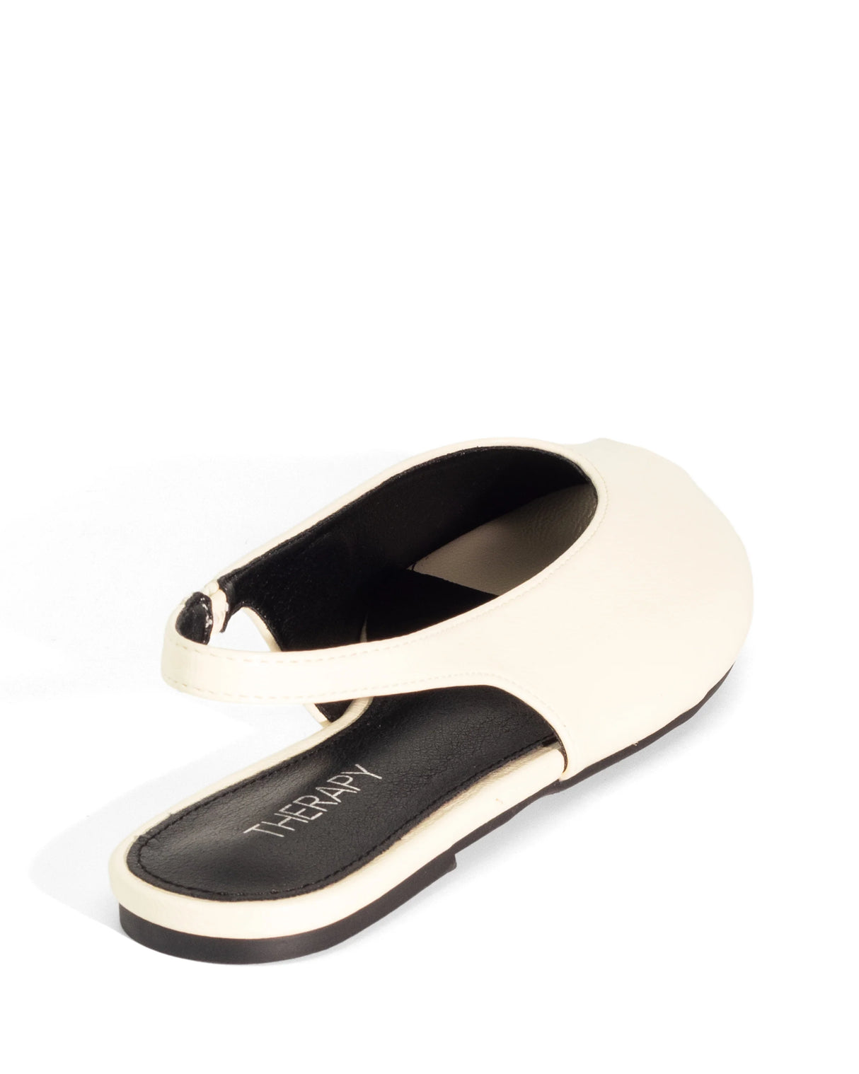 Therapy Elodie Off White Crinkled Patent