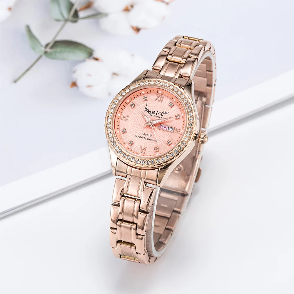 Krystal Couture Lustrous Watch Embellished with SWAROVSKI® Crystals