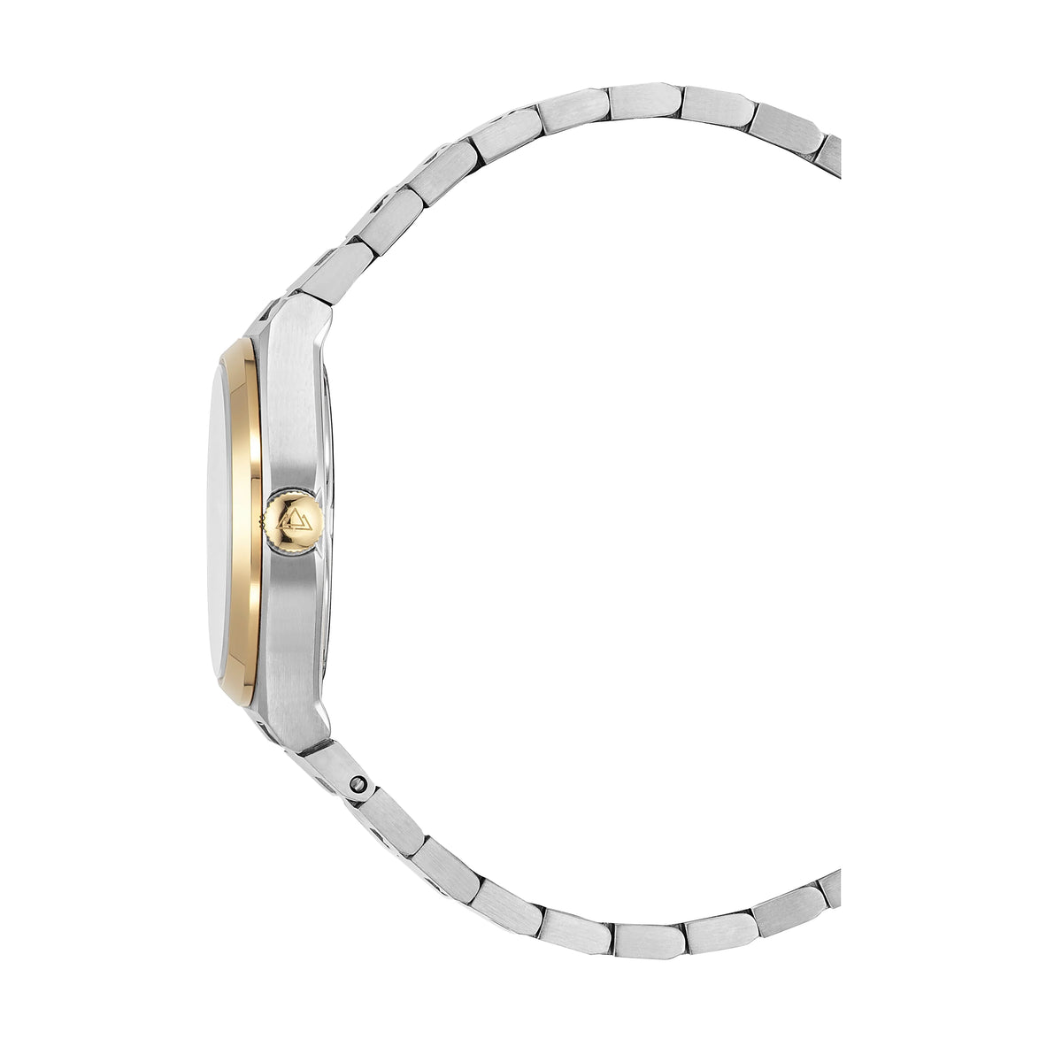 Christophe Duchamp Attitude Double Diamond - Champagne Dial & 316L Stainless Steel Strap