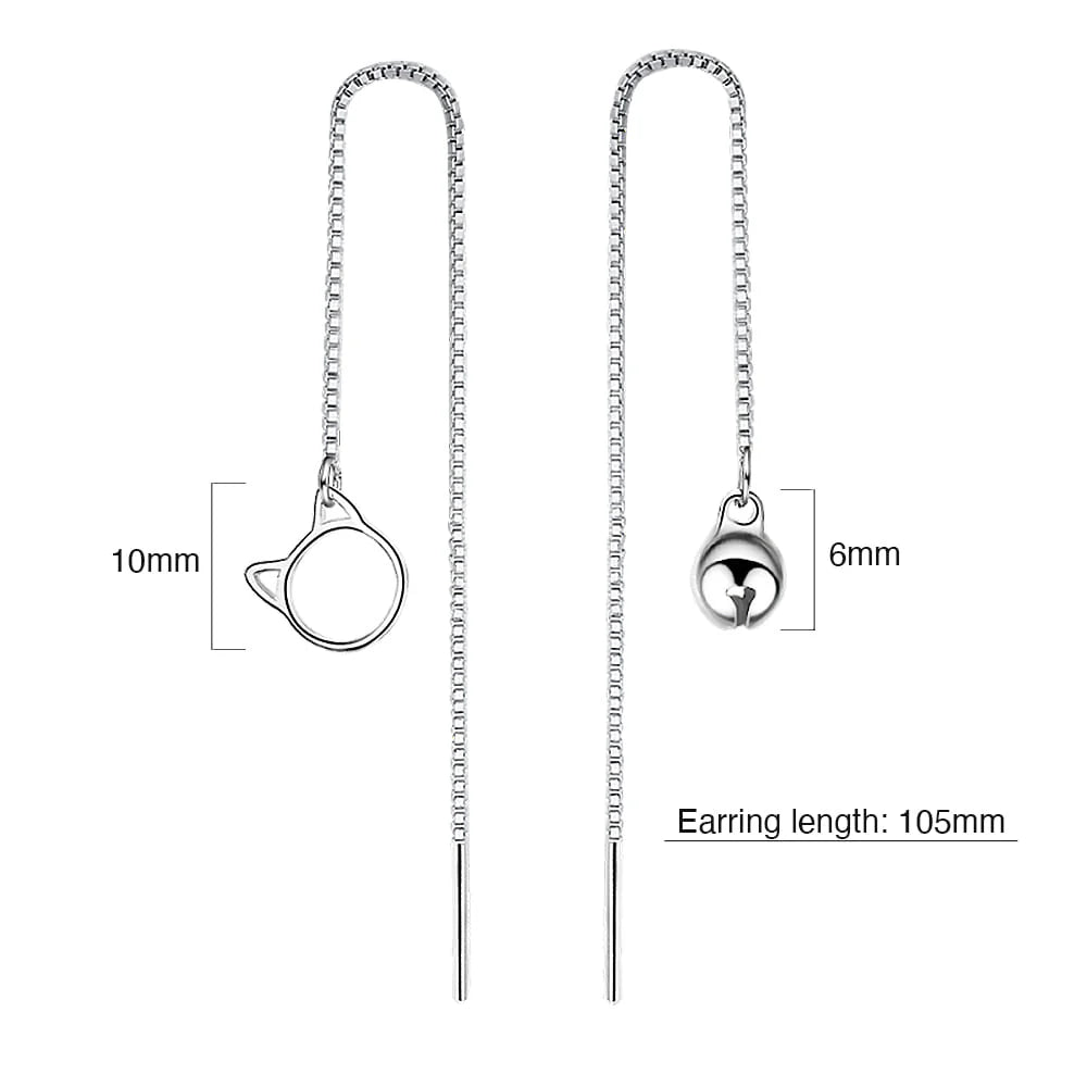 Kittymology Threader Earrings