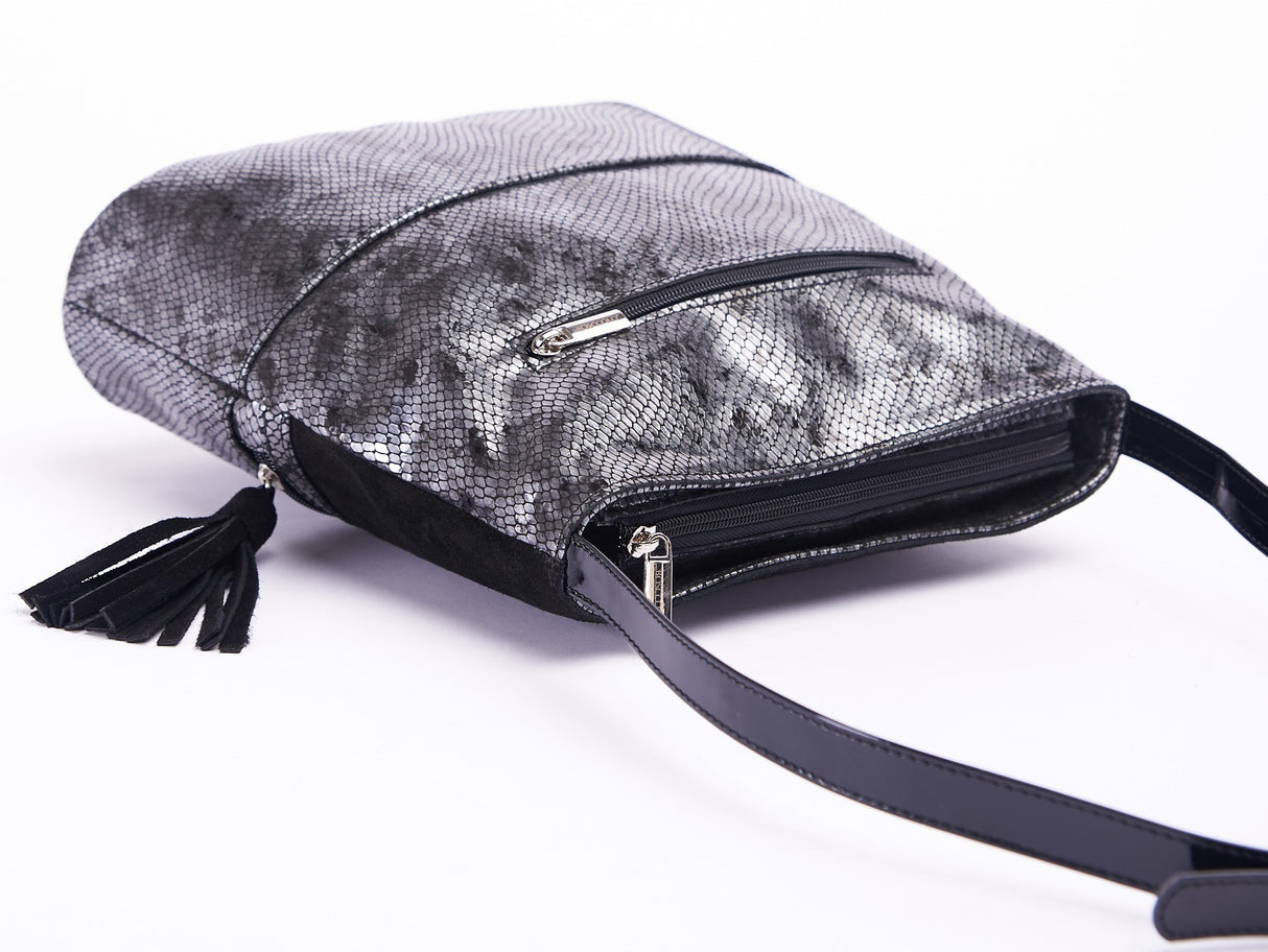Bosccolo Flat Sack In Black/Silver