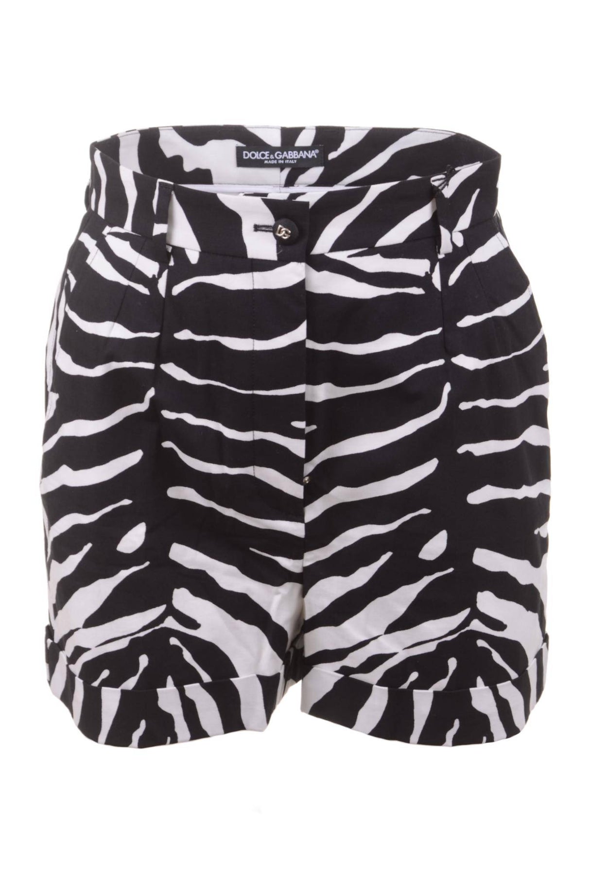 Dolce & Gabbana Women Zebra Mini Short