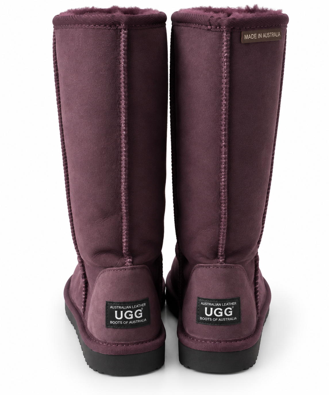 Australian Leather Ugg Long Crystal Sunburst - Purple - AU6