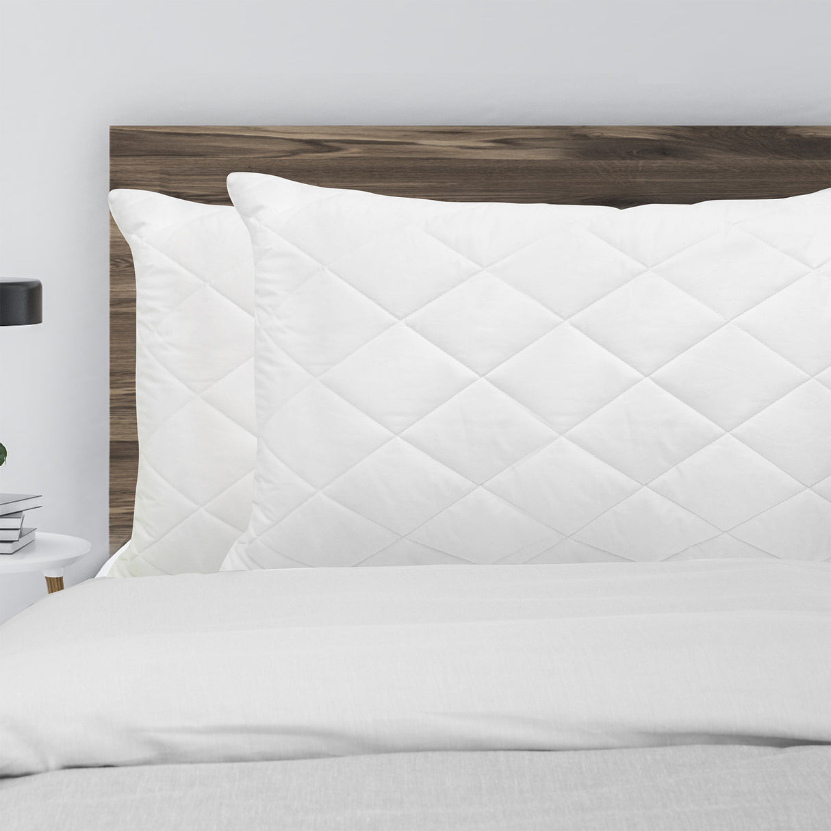 Royal Comfort Luxury Bamboo Quilted Pillow - Twin Pack