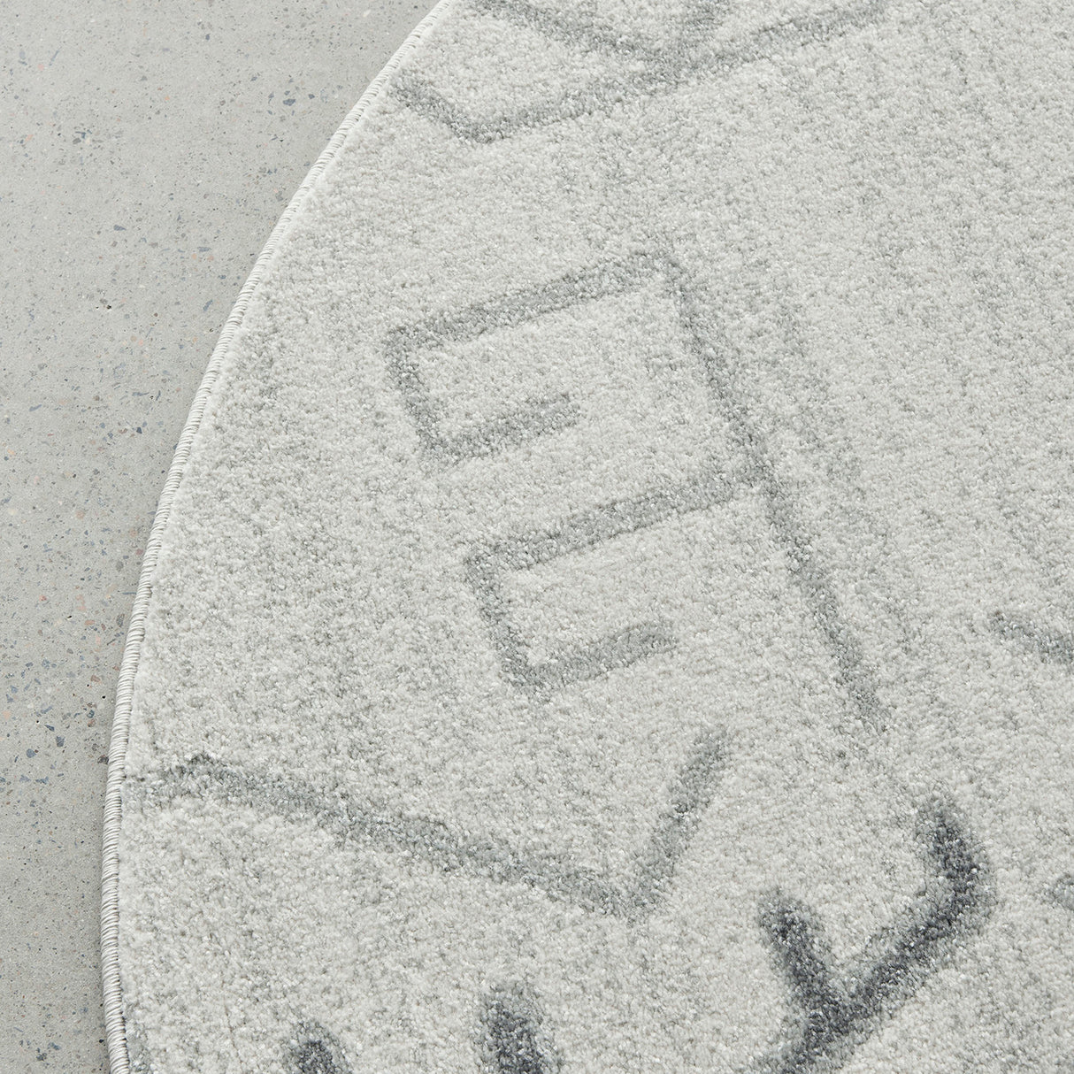 Paradise Cala Grey Round Rug