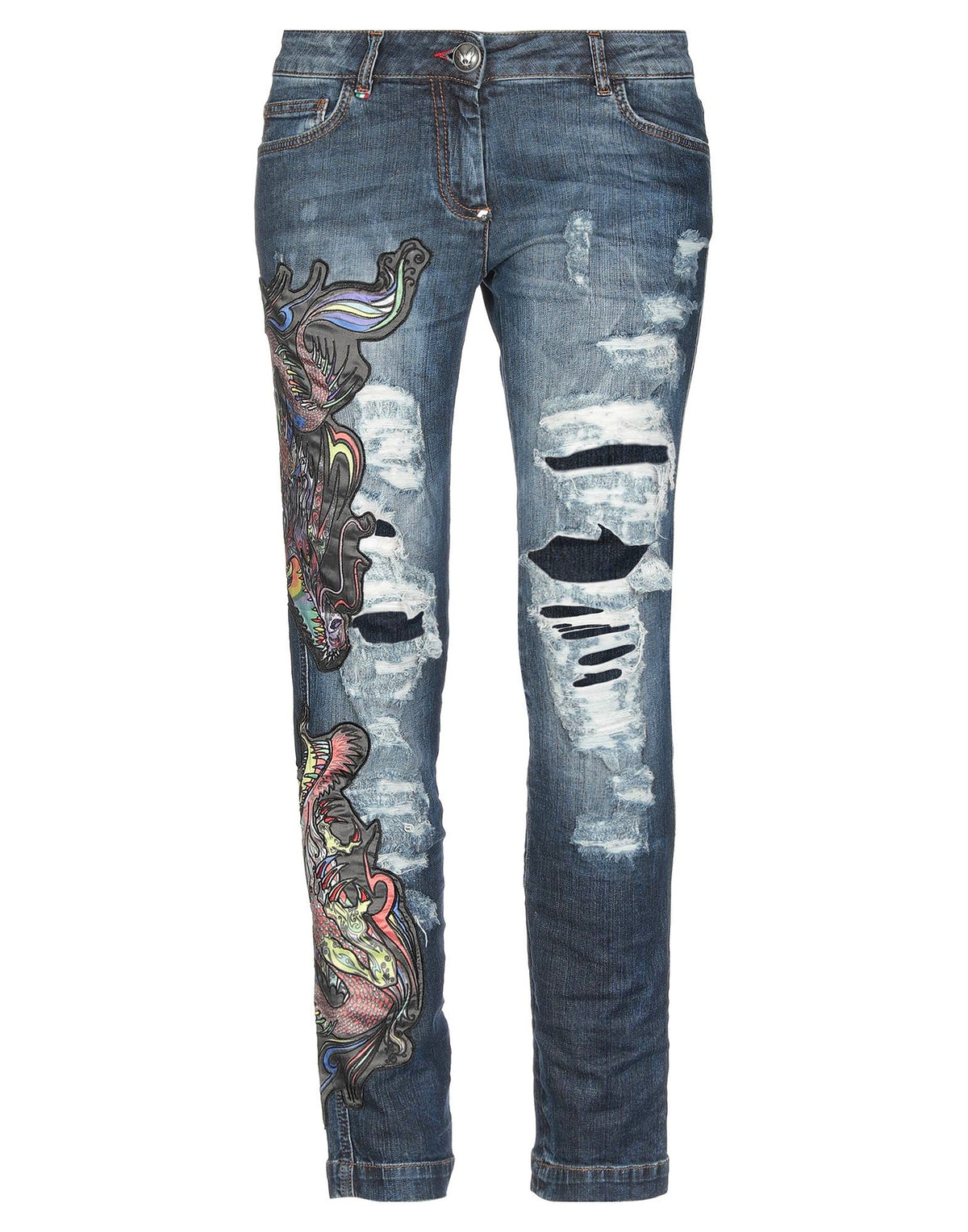 Philipp Plein Womens Jeans - Blue