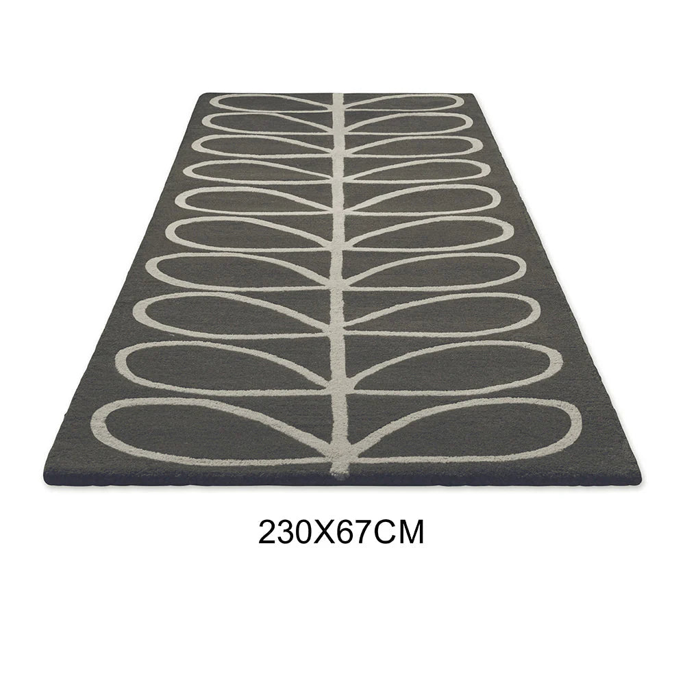 Orla Kiely Linear Stem Slate 060505 Runner Rug