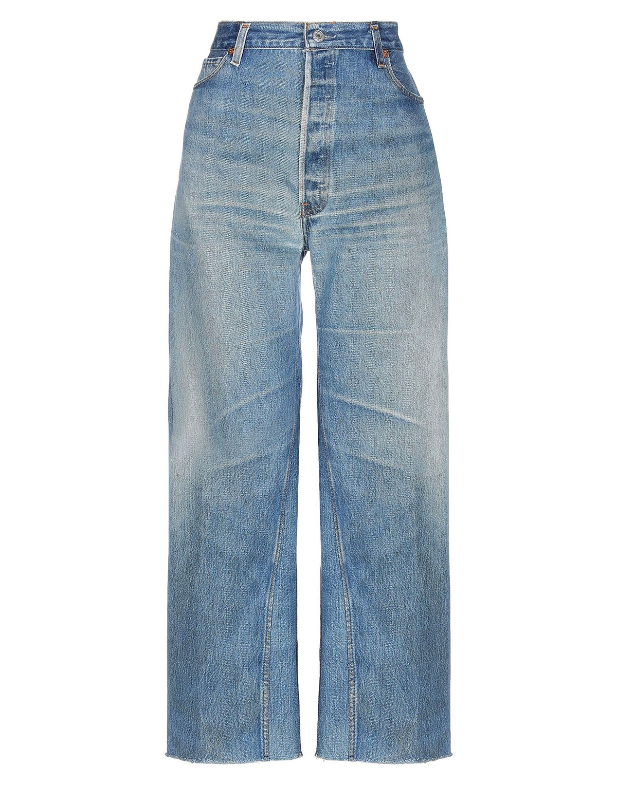 Re/Done With Levi's Womens Jeans - Blue